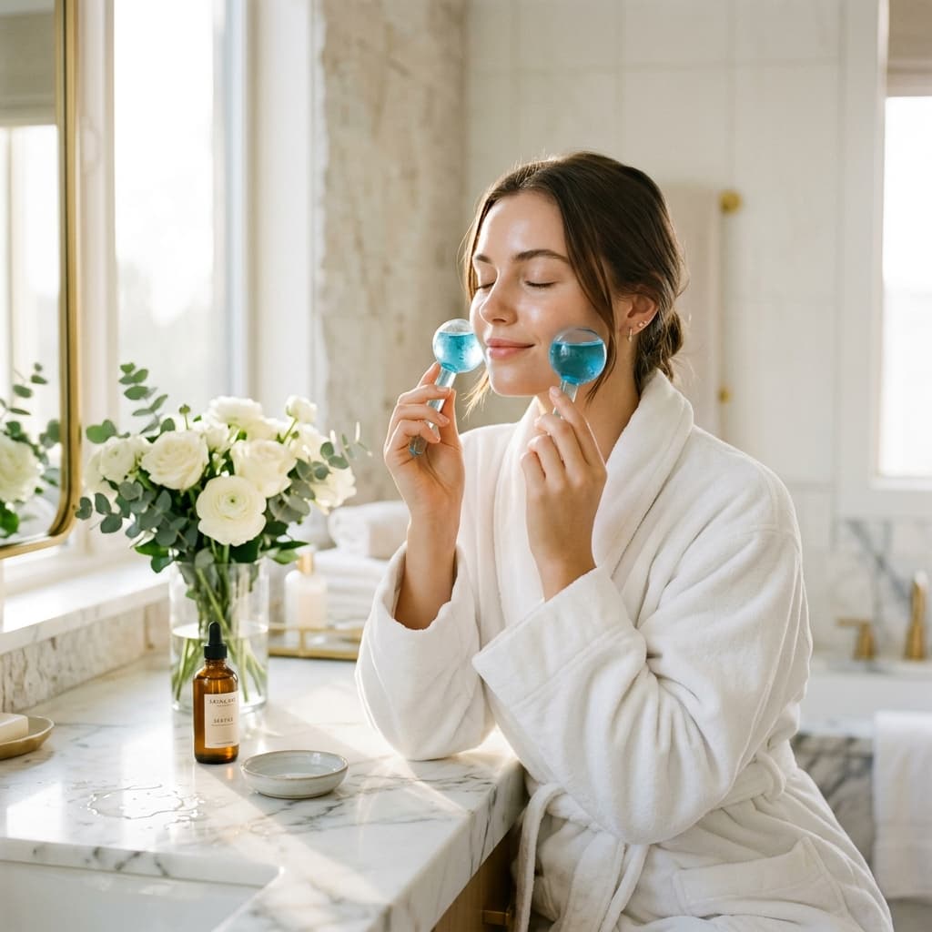 Enjoying At-Home Skincare Routine